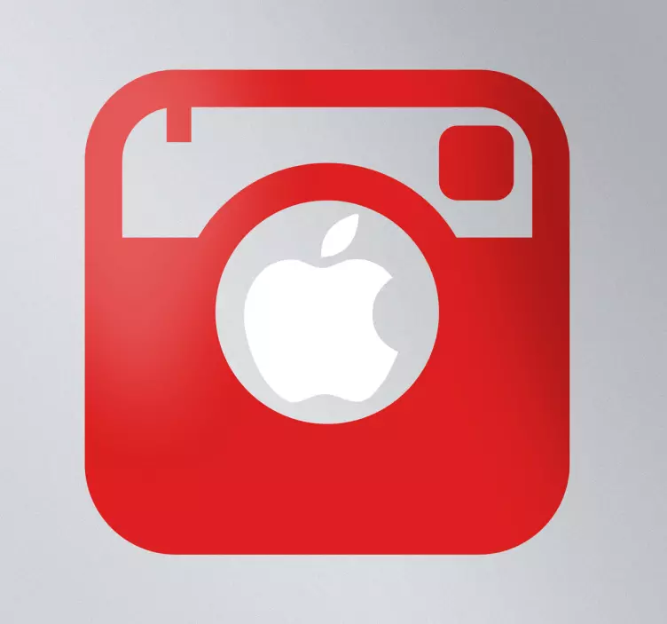Sticker mac apple appareil photo instagram - TenStickers