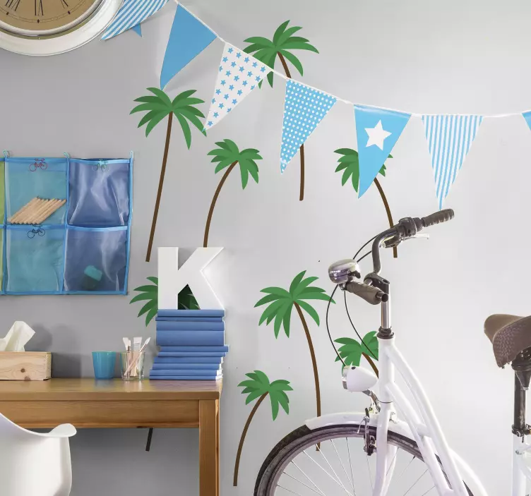 Sticker Maison Kit de Palmiers - TenStickers