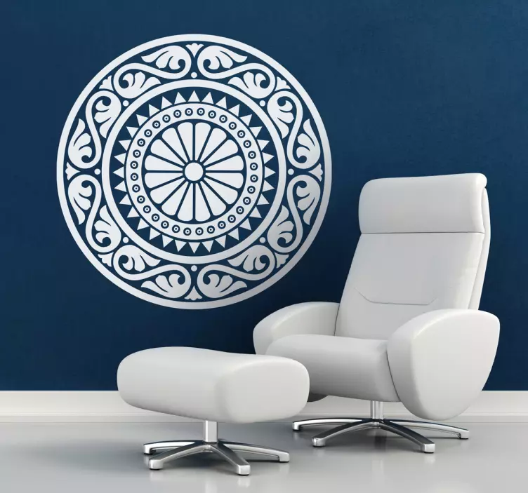 Sticker mandala classique - TenStickers