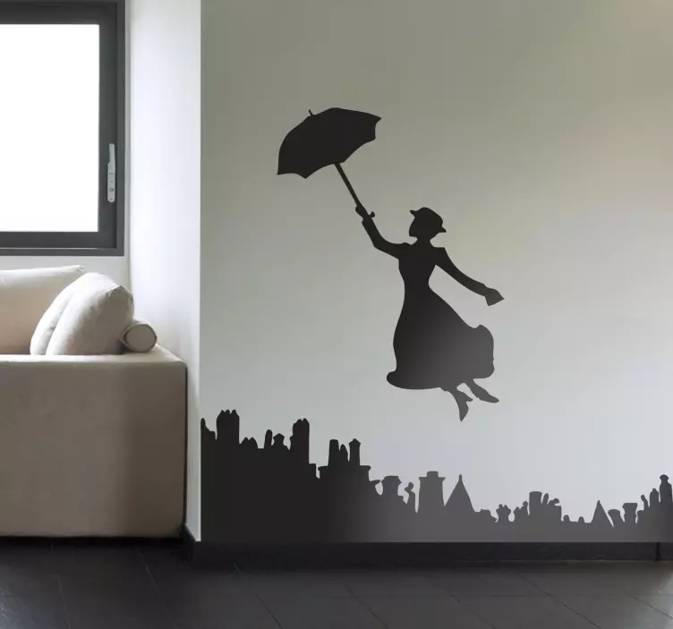 Sticker Mary Poppins - TenStickers