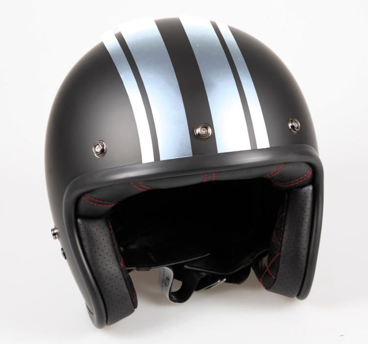 Sticker moto lignes de course monochromes - TenStickers