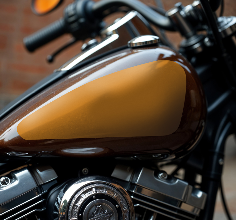 Sticker moto réservoir monochrome - TenStickers