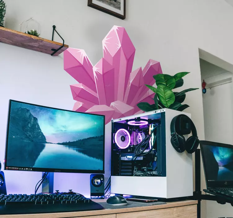 Sticker Chambre Ado Quartz de cristal - TenStickers