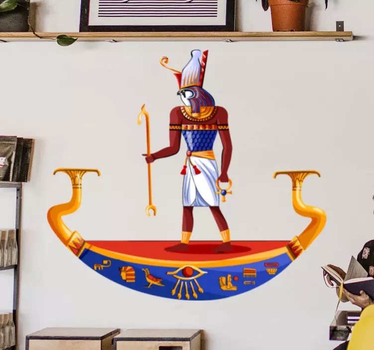 Sticker Dieu egiptien horus - TenStickers