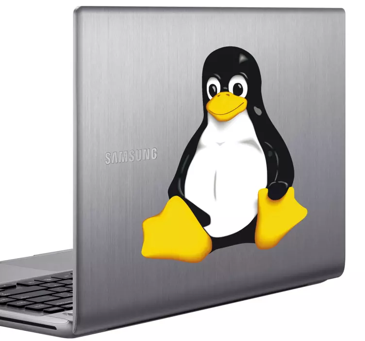Sticker pingouin linux - TenStickers