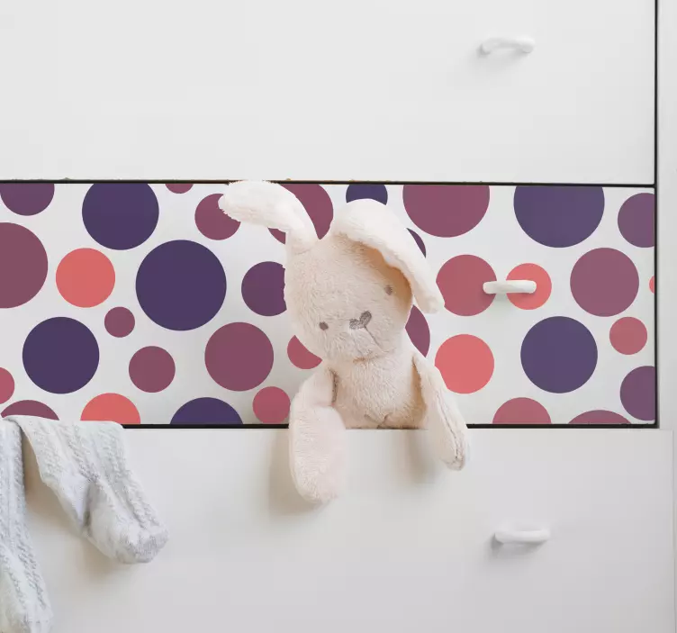 Sticker motif bulles colorées - TenStickers