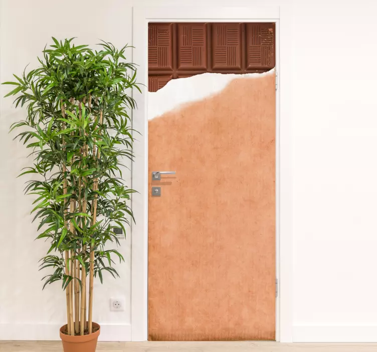 Sticker porte entrée de bar à chocolat - TenStickers