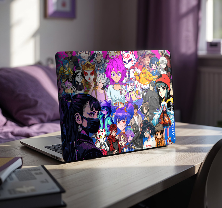 Sticker pour ordinateur personnages d'anime - TenStickers