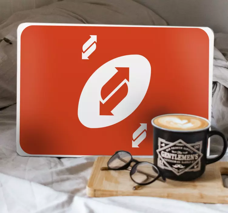 Sticker pour ordinateur symbole de mouvement dynamique - TenStickers