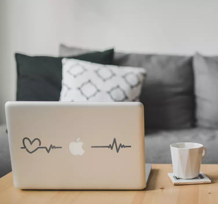 Sticker Pro Électrocardiogramme - TenStickers