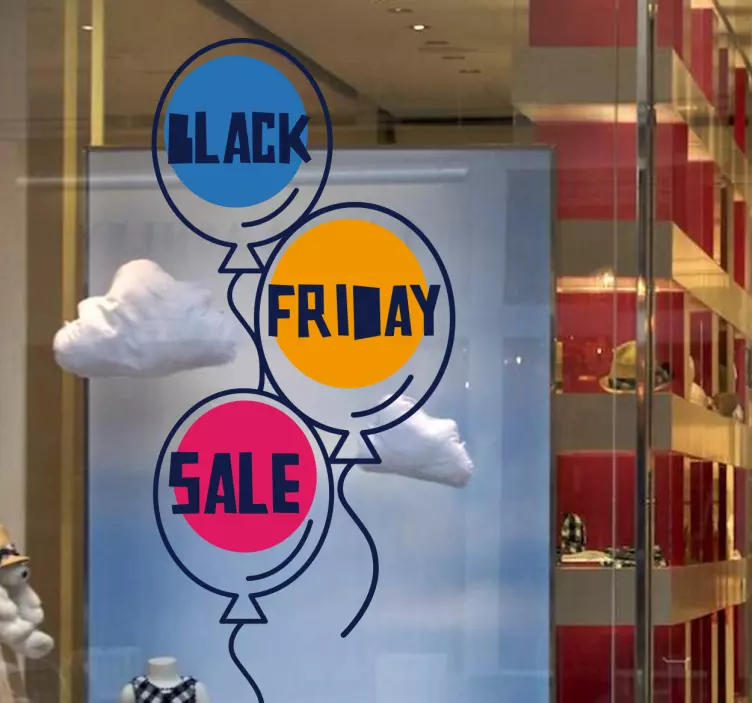 Sticker professionnel Black Friday - TenStickers