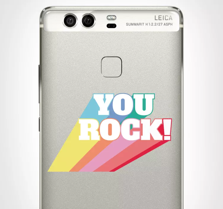 Sticker Huawei You Rock coloré - TenStickers