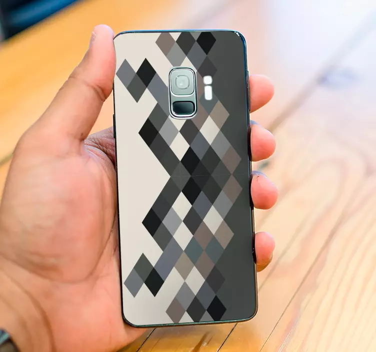 Sticker samsung motif en losange - TenStickers