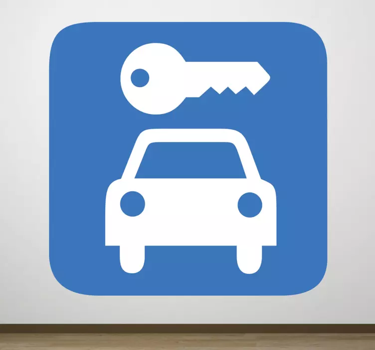 Sticker signalisation parking - TenStickers