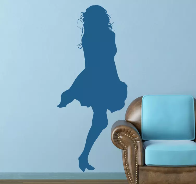 Sticker silhouette de femme 60 - TenStickers