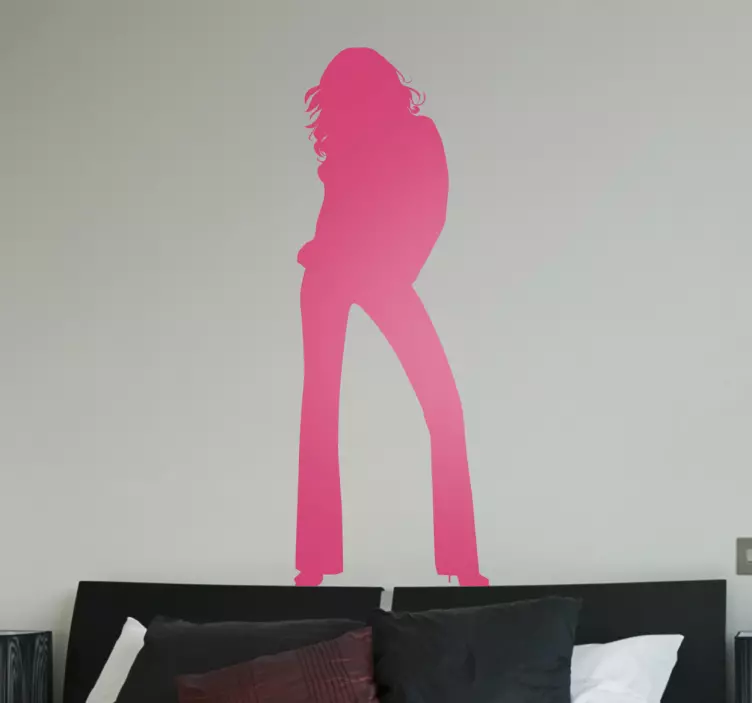 Sticker silhouette femme moderne - TenStickers