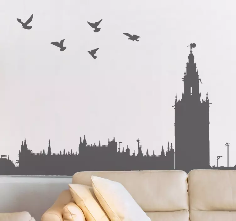 Sticker silhouette Séville - TenStickers