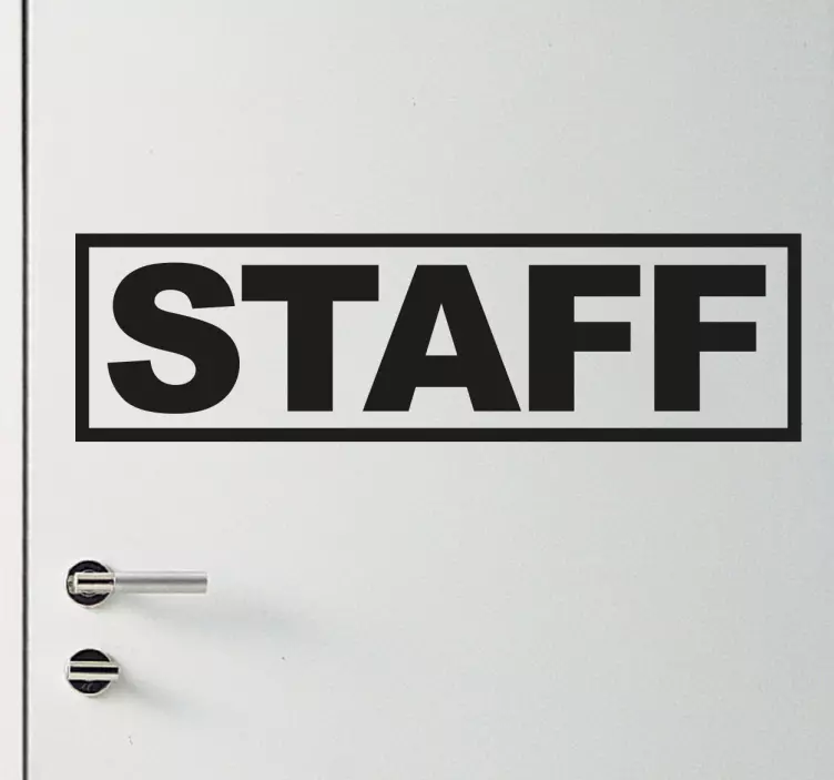 Sticker staff - TenStickers