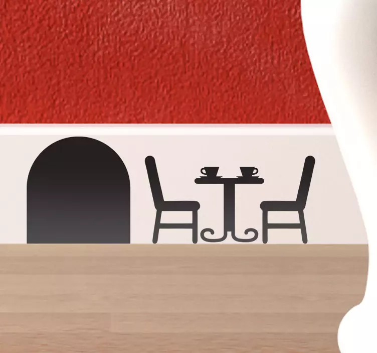 Sticker trou de souris - TenStickers