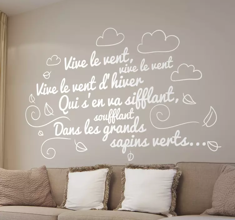 Sticker vive le vent - TenStickers