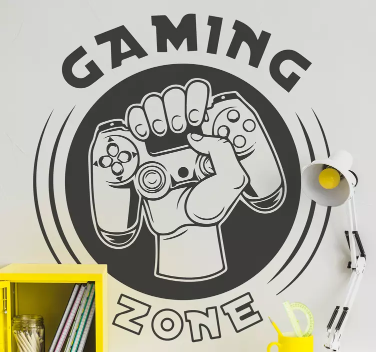 Stickers jeu vidéo Écusson manette de jeu - TenStickers