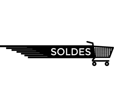 sticker soldes caddy - TenStickers