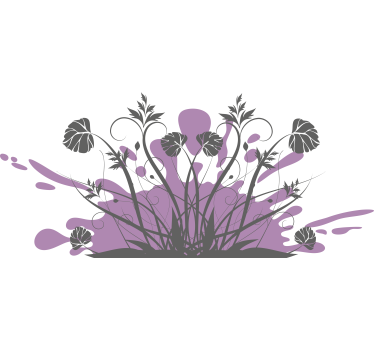 Autocollant voiture conception d'éclaboussures violettes - TenStickers
