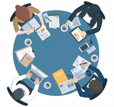 Sticker table ronde - TenStickers