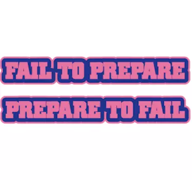 Sticker phrase échec - TenStickers