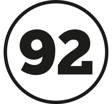 Sticker voiture numéro de rallye - TenStickers