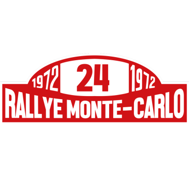 Sticker voiture numéro de rallye monte-carlo - TenStickers