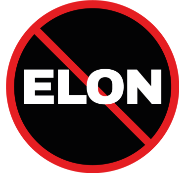 Sticker voiture no Elon - TenStickers
