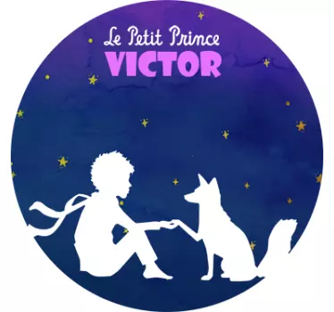 Sticker personnalisable Le Petit Prince - TenStickers