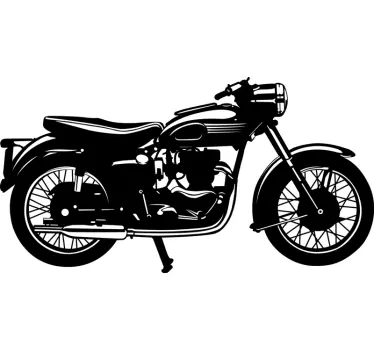 Sticker ancienne moto - TenStickers