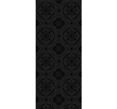 Sticker porte design noir élégant - TenStickers