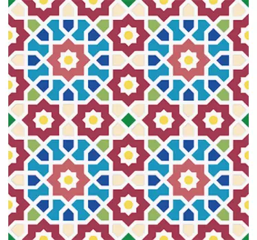 Sticker carrelage oriental - TenStickers