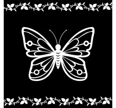 Sticker pour fenêtre papillons - TenStickers
