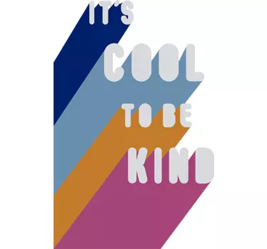 Sticker Texte cool typographique - TenStickers