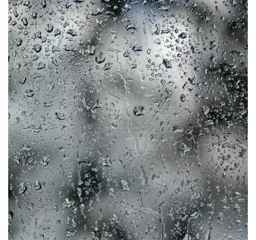 Autocollant lave-vaisselle gouttes de pluie - TenStickers