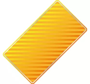 Sticker étiquette promotion rayée - TenStickers