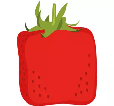 Sticker primeur fraise - TenStickers