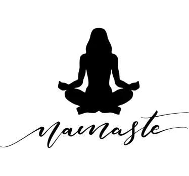 Sticker Maison Yoga Namasté - TenStickers