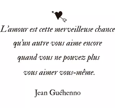 Sticker Maison Belle Phrase Amour - TenStickers