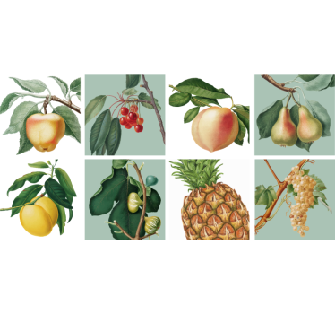 Sticker carrelage fruits frais - TenStickers