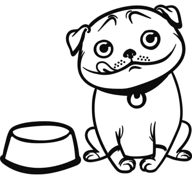 Sticker Animal Chien Gasoile - TenStickers