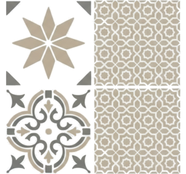 Sticker carrelage mosaïque marocaine en grès - TenStickers