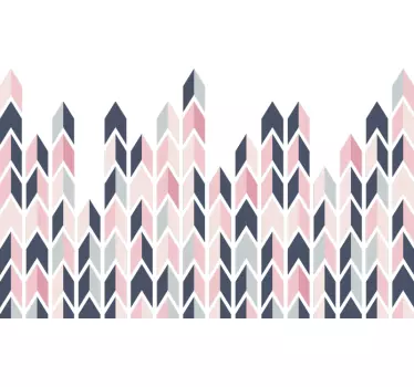 Sticker Mural Triangles Abstraits - TenStickers
