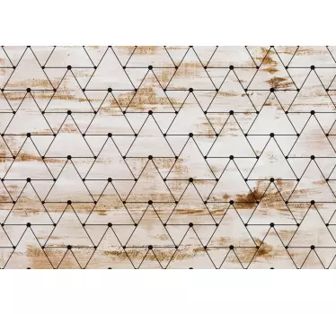 Sticker Mural Motifs Triangles - TenStickers