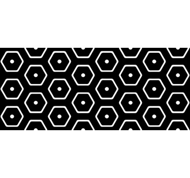 Revetement Adhesif pour Meuble Hexagones - TenStickers
