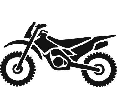 Sticker moto ligne pure enduro - TenStickers